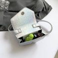 thumbnail image 3 of Bolso Cruzado Brillante Hombro Irregular para Mujer Citas Cuero PU, 3 of 9