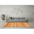 thumbnail image 3 of Ahgly Company Indoor Rectangle Abstract Orange Modern Area Rugs, 2' x 4', 3 of 4