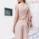 thumbnail image 5 of Chaleco Chaleco básico con cuello en V Estilo casual Traje de trabajo de oficina simple para mujer (Rosa S) Kuymtek Rosa T S para Mujer, 5 of 5