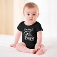thumbnail image 2 of I’m Proof That God Answers Prayers - Baby Clothes - Funny Newborn Bodysuit Outfits for Boys And Girls Black-style 18months, 2 of 7