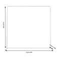 thumbnail image 4 of TOOL1SHOoo Wedding Pole Bracket with Pull Rod and Elastic Cloth Cover,Metal Stand Kit for Wedding/Ceremony/Party Decoration,6.56*6.56ft,White and Pink, 4 of 11
