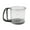 Single Layer, variant on Sunjoy Tech Flour Sifter One Hand Press Fine Mesh Flour Sieve Kitchen Baking Tool for Cake Sugar Cocoa Powder Spices