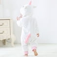 thumbnail image 6 of 0-3T Newborn Toddler Baby Winter Warm Fleece Hooded Rompers Animals Costume Halloween Christmas Cosplay Clothes, 6 of 16