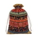 thumbnail image 1 of Naiovety Bolsa de regalo con cordón para festivales, bolsa decorativa para dulces, organizador de galletas y azúcar, decoración colgante, Almacenamiento y organización del hogar Rojo 20x25CM, 1 of 6