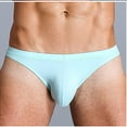 thumbnail image 2 of Afuyipoi Underpants for Men,Quick Dry Elastic Waist Mesh Breathable Athletic Briefs Light Blue 3XL, 2 of 4