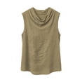 thumbnail image 3 of Breezora Women's Summer Cowl Neck Tank Tops Sleeveless Solid Color Casual Layering Cami Breathable Loose Fit for Daily Wear, 3 of 6
