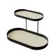 thumbnail image 2 of Organizador de encimera de baño, bandeja de almacenamiento de cosméticos de dos niveles, perfume para maquillaje Estilo A, 2 of 8