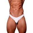 thumbnail image 2 of BKQCNKM Panties Thongs Mens Underwear Mens Lightweight Briefs Low Waist Cotton Raised Pants Half Hip Shorts Men'S Underwear Underwear For Men Pack (Men) White L, 2 of 7
