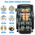 thumbnail image 4 of Shiatsu Massage Chair with Zero Gravity Recline, Full Body Air Compression, Heat Therapy, and Extendable Footrest - for Home/Office, Ideal Gift for Relaxation, 4 of 10