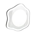 thumbnail image 6 of DecMode 29" x 30" Silver Wavy LED Abstract Wall Mirror with Radial Pattern, 6 of 9