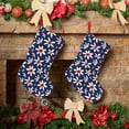 thumbnail image 6 of Sikiie Daisy Flowers Christmas Stockings,18 Inches Christmas Stockings Xmas Hanging Stockings for Family Christmas Decorations & Gifts, 6 of 7