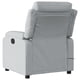 thumbnail image 5 of Sillón reclinable eléctrico para masajes VidaXL, tela gris claro, 5 of 9