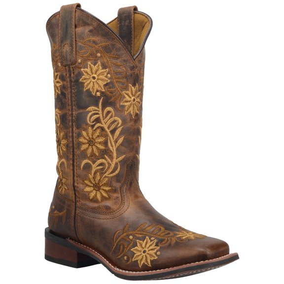 Laredo Women's Secret Garden Western Performance Boot Broad Square Toe - 5822 8 M  US