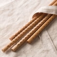 thumbnail image 5 of Oraceous 4 Pairs of Wood Cooking Chopsticks Anti- Noodles Frying Chopsticks Wooden Extra Long Chopsticks for Cooking Hotpot 42cm, 5 of 10