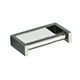 thumbnail image 3 of Portarrollos de papel higiénico multifuncional Cateissary negro, 3 of 6