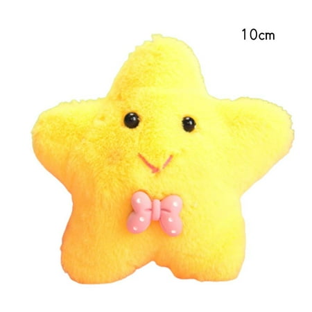 

Plush Cartoon Star Stuffed Doll Schoolbag Accessories Pendant Kid