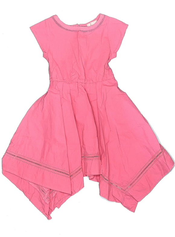 Mila & Emma Little Girls Pink Dress with Bow in Back - size 3T