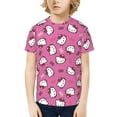 thumbnail image 7 of Hello Kitty T Shirts For Girls Boys, 3d Print Cartoon Graphics T Shirt, Youth Crewneck T-Shirt, Unisex Short Sleeve Top Tees Age 4-16 Years, 7 of 7
