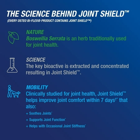 Osteo Bi-Flex Joint Health Supplements With Glucosamine & Chondroitin, Triple Strength, 120 ct, 2 Pack