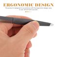 thumbnail image 3 of unbranded 3Pcs Eyebrow Tweezers with Comb 2 in 1 Stainless Steel Makeup Supplies for Travel Assorted Color, 3 of 8