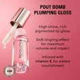 thumbnail image 6 of Revolution Pout Bomb Plumping High-Shine Lip Gloss with Vitamin E, Glaze Clear, 6 of 6