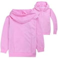 thumbnail image 3 of Huowey Child Boys' Autumn Winter Long Sleeved Color Block Hooded Zipper Coat Top Clothes, 3 of 3
