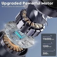 thumbnail image 4 of 173x138x190mm Desk Fan Quiet Wall-Mounted Table Fan with Turbo Airflow 100-Speed Digital Display & 105 Adjustable Tilt Rechargeable Battery for Home O, 4 of 5