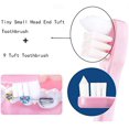 thumbnail image 3 of 4 Pieces Tuft Toothbrush, Tiny Small Head, Orthodontic Soft Trim, Wisdom Toothbrush, Single Compact Interdental Interspace Brush, 3 of 7