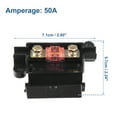 thumbnail image 3 of Unique Bargains 2 Set Black 50A Fuse with In-Line Holder Electrical Protection Fusible for Car Audio Video Stereo, 3 of 6