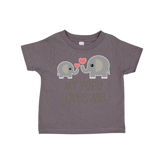 Inktastic My Papa Loves Me Grandchild Boys or Girls Toddler T-Shirt