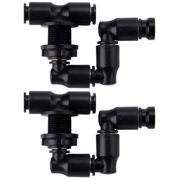 2 Pcs Reptile Mister System, Small Bone Reptile Misting Nozzles, 0.55 in / 14 mm, Pulse Spray Reptile Aquarium Accessories for Rainforest Tank, 60-80° Spray Angle