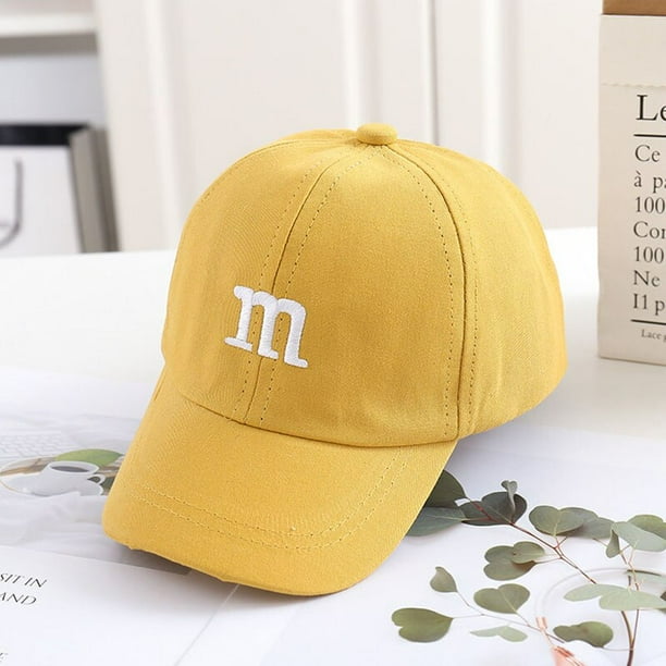Gorra de béisbol con letras bordadas para niño y niña, gorro para el sol con visera, para primavera y verano