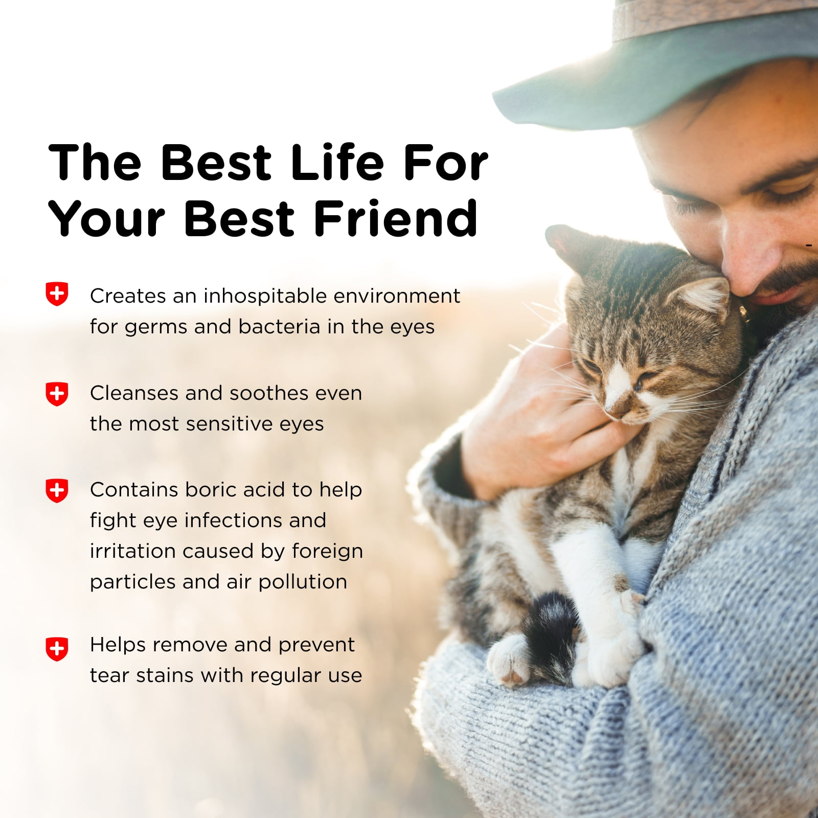 Nutri-Vet Eye Discomfort Rinse for Cats, 4 Ounces
