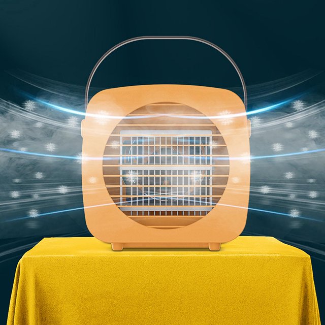 Pequeño ventilador de enfriador de aire evaporativo USB recgable Purificador personal Humidificador Aire acondicionado portátil pa dormitorio , perfecl Aire acondicionado portátil