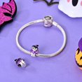thumbnail image 5 of MULA 925 Sterling Silver Pumpkin Skull DIY Charm Bead fits European Bracelet Halloween Party Favor Gift For Her, 5 of 6