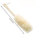 thumbnail image 2 of Bath Body Brush Long Handle Shower Scrubber with Soft Sponge Mesh Pouf Loofah Back Scrubber for Exfoliating Skin Rejuvenation and Bathroom Spa, 2 of 2
