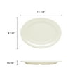 thumbnail image 2 of Excellante San Marino Melamine Dinnerware Collection 12 X 9 Inch Oval Platter, Comes In Dozen, 2 of 4