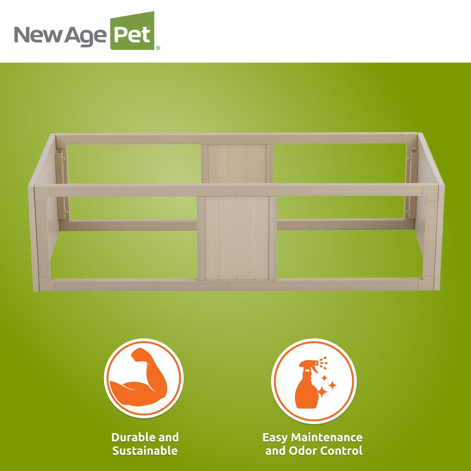 New Age Pet® ECOFLEX® Mojave Reptile Habitat Stacker in Large 48" Maple for Lighting