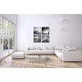thumbnail image 2 of - Black and White Beach Pictures Wall Art Sunrise on Sea Scenery Painting Giclee Canvas Print Stretched for Bathroom Room Living Room Office Wall Decoration, 2 of 6
