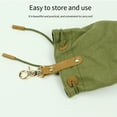 thumbnail image 4 of Youkk Sac de Rangement Réutilisable de Grande Capacité pour Aliments pour Animaux avec Mousqueton Petit Moyen Animal Formation Pliage Sac de Collation Sac Brun, 4 of 6