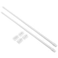 thumbnail image 6 of VORCOOL 1Set Extendable Shower Curtain Rod White Adjustable Tension No Drill Telescoping Rod for Bathroom and Home, 6 of 8