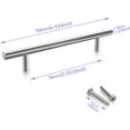 thumbnail image 2 of Stainless steel handle cabinet rail handle bathroom kitchen handle 1569610 MM20pcs, 2 of 4