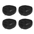 thumbnail image 1 of Cubiertas universales para llantas de repuesto de automóviles Unique Bargains, cubiertas de protección para ruedas, se ajustan a diámetros de llanta de 13 a 15 pulgadas, color negro, 1 juego, 1 of 7