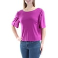 thumbnail image 2 of Kensie  Womens  Tie Back Top Purple M, 2 of 3