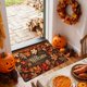 thumbnail image 4 of Fall Pumpkin Maple Leaves Floor Mat Halloween Thanksgiving Decorative Floor Mat Bathroom Kitchen Mat Porch Carpet Long Strip Foot Mat Entrance Mat, 4 of 6