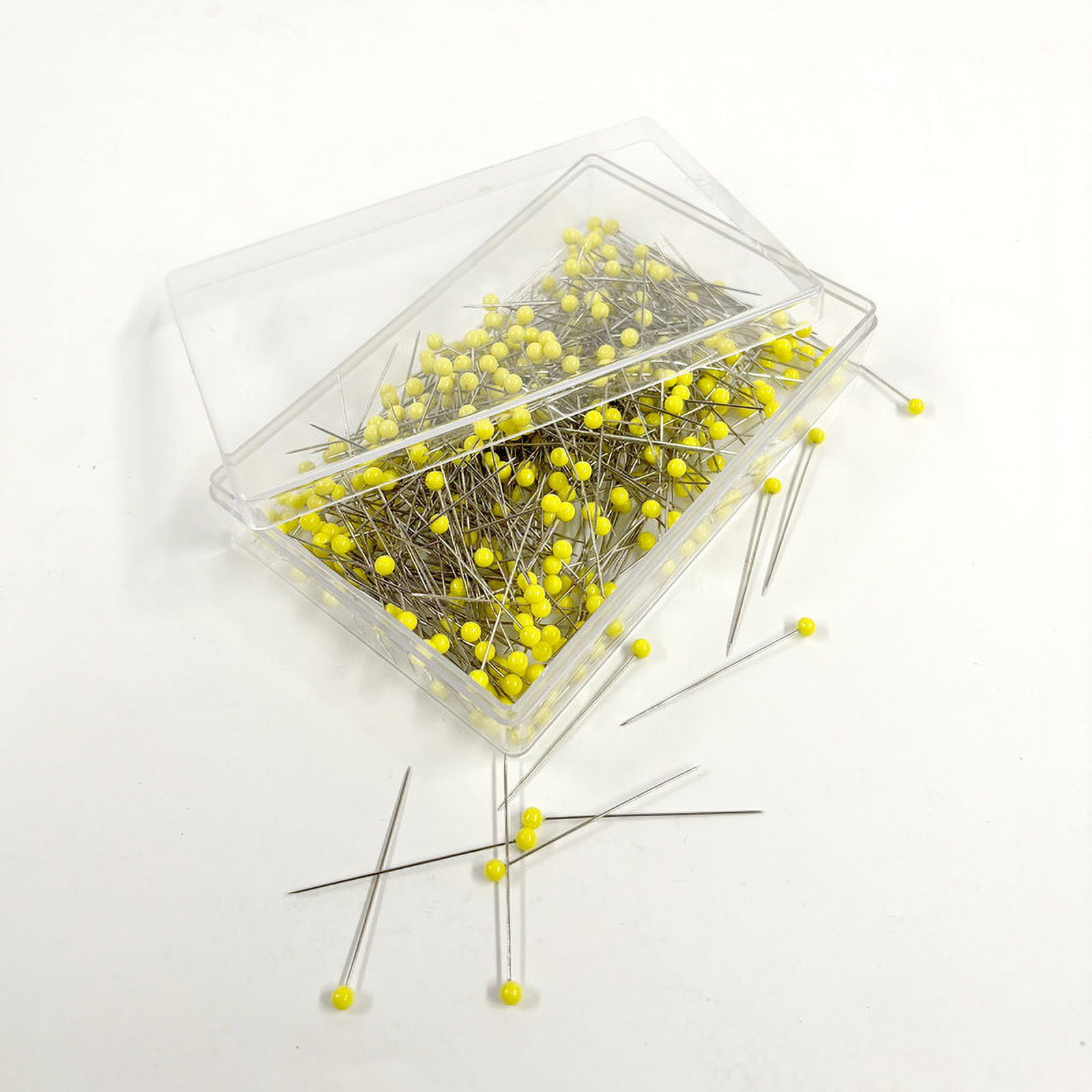 Hello Hobby Quilting Pins 400 Count with Yellow Ballhead, Size 28, Use for Basting Quilt Layers