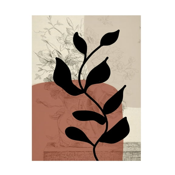 Trademark Fine Art Yopie Studio Abstract Paper VII Canvas Wall Art