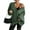 Green, variant on Women's Fashion Loose Cable-knitted Long Sleeve Cardigan Jacket with Lantern Sleeves for Fall and Winter Wear, Comfortable and Stylish,Black,S