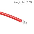 thumbnail image 2 of Uxcell 0.12''x0.2''x6.56ft Air Hoses Pipe for Pump Transfer  Silicone Rubber Red 1pcs, 2 of 2