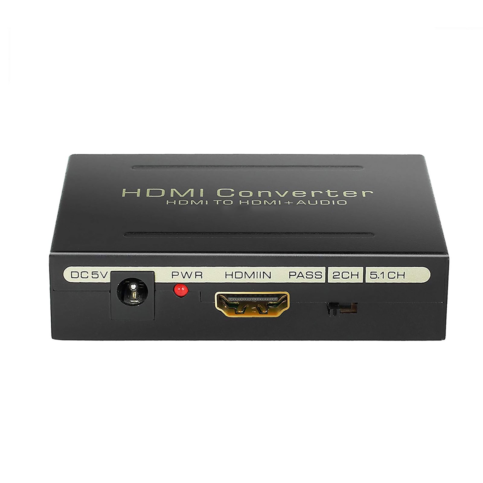 HDMI to HDMI SPDIF RCA Stereo L/R Analog Audio Extractor Splitter Converter Box 